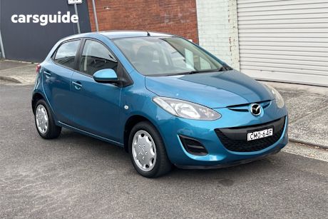 Blue 2013 Mazda 2 Hatchback Neo