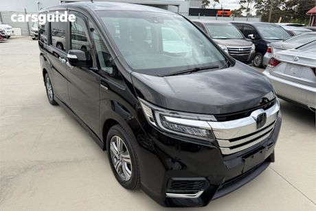 Black 2018 Honda Stepwgn SUV SPADA HYBRID