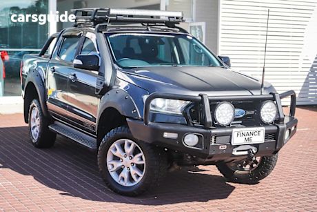 Grey 2017 Ford Ranger Dual Cab Utility Xlt 3.2 (4X4)