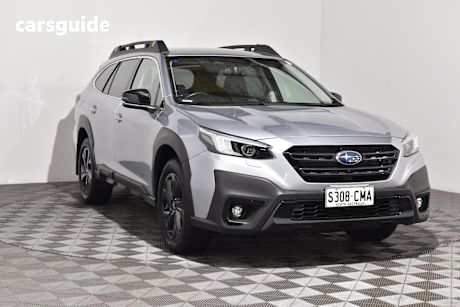 Silver 2021 Subaru Outback Wagon Awd Sport