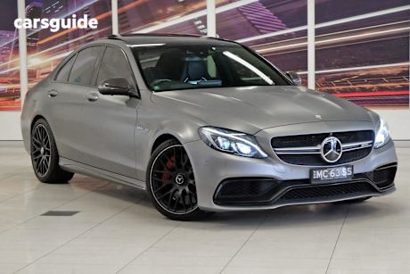 Silver 2017 Mercedes-Benz C63 Sedan S