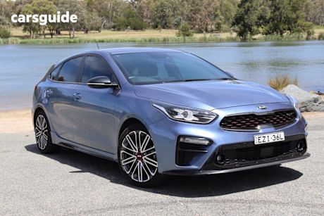 Blue 2019 Kia Cerato Hatchback Gt (Turbo)