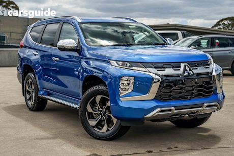 Blue 2024 Mitsubishi Pajero Sport Wagon Exceed (4Wd) 7 Seat