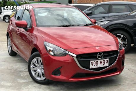 Red 2014 Mazda 2 Hatchback Neo