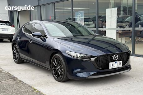 Blue 2022 Mazda 3 Hatchback G25 Astina