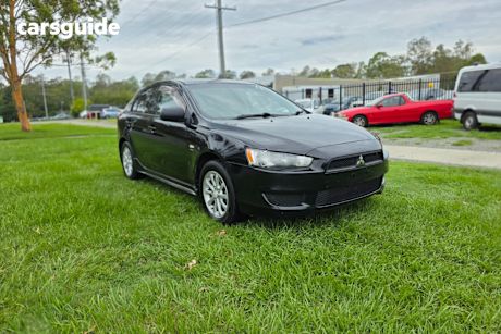 Black 2010 Mitsubishi Lancer Hatchback Es Sportback