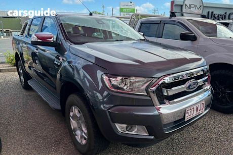 Grey 2016 Ford Ranger Dual Cab Utility Xlt 3.2 (4X4)