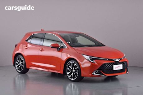 Orange 2023 Toyota Corolla Hatchback Zr
