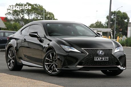 Black 2019 Lexus RC Coupe F SPORT (HYBRID)