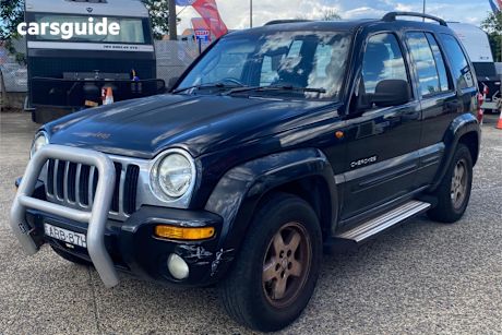 Black 2004 Jeep Cherokee Wagon Limited (4X4)