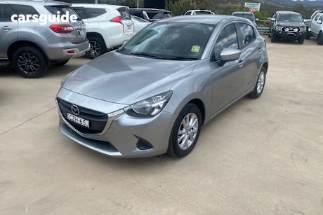 Silver 2014 Mazda 2 Hatchback Maxx