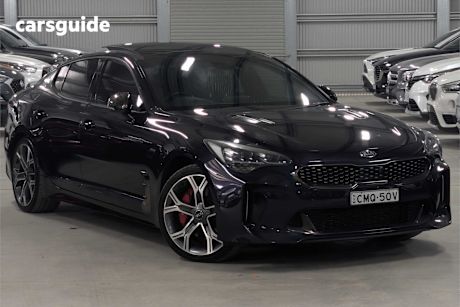 Blue 2018 Kia Stinger Sedan Gt (Black Leather)