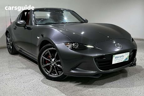 Grey 2018 Mazda MX-5 Convertible Roadster Gt