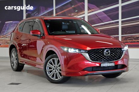 Red 2022 Mazda CX-5 Wagon Akera Turbo (Awd)