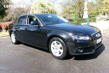 Black 2009 Audi A4 Sedan 2.0 Tfsi Quattro