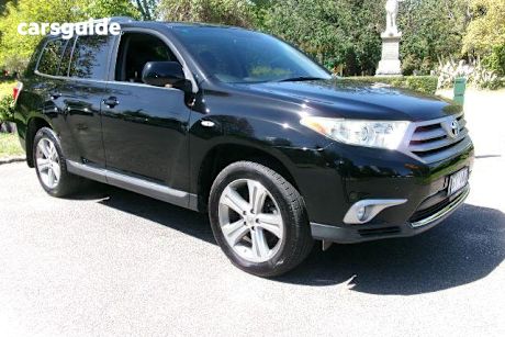 Black 2011 Toyota Kluger Wagon Kx-S (4X4)