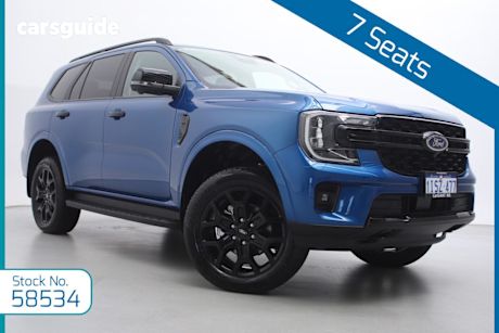 Blue 2025 Ford Everest Wagon Sport (4Wd)