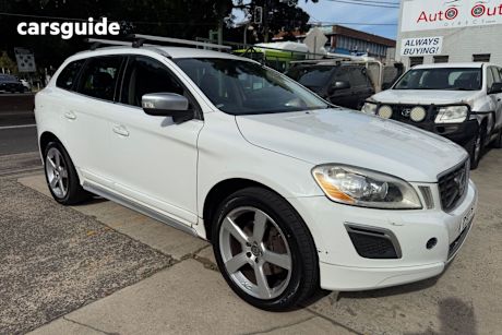 White 2012 Volvo XC60 Wagon D5 Teknik R-Design