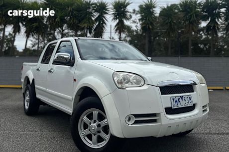 White 2009 Great Wall V240 Dual Cab Utility (4X2)