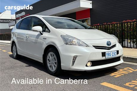 White 2012 Toyota Prius V Wagon Hybrid