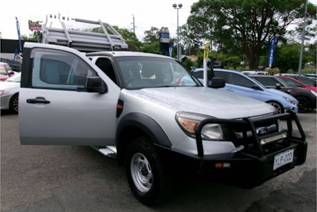 Silver 2011 Ford Ranger Dual Cab Chassis Xl (4X4)