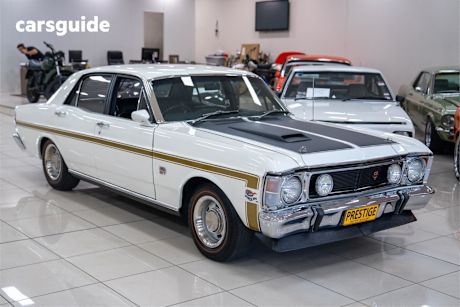 White 1970 Ford Falcon Sedan Gt