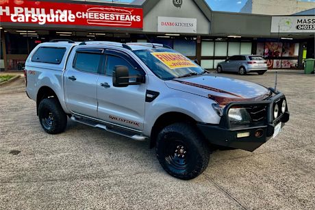 Silver 2012 Ford Ranger Crew Cab Utility Wildtrak 3.2 (4X4)