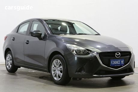 Grey 2018 Mazda 2 Sedan Neo
