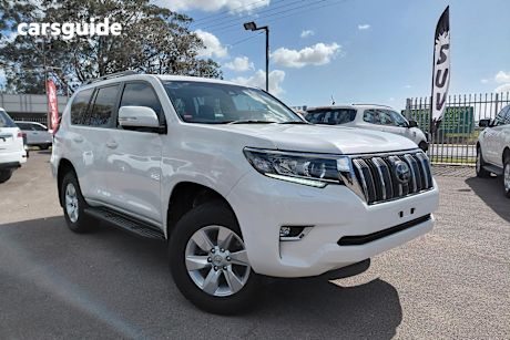 White 2019 Toyota Landcruiser Prado Wagon Gxl (4X4)
