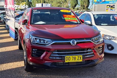 Red 2019 Ssangyong Korando Wagon Ultimate Le