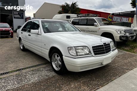 White 1998 Mercedes-Benz S320 Sedan