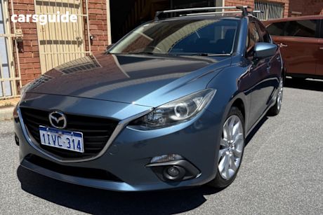 Blue 2014 Mazda 3 Sedan Sp25
