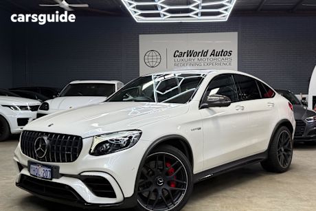White 2018 Mercedes-Benz GLC-Class Coupe 63 S 253 MY18