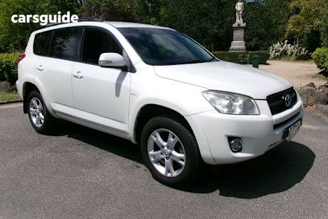 White 2010 Toyota RAV4 Wagon Cruiser (4X4)