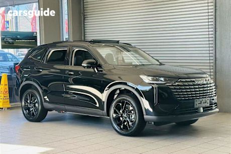 Black 2025 GWM Haval H6 Wagon Ultra Phev (Awd)