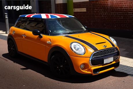 Orange 2014 Mini Cooper Hatchback S