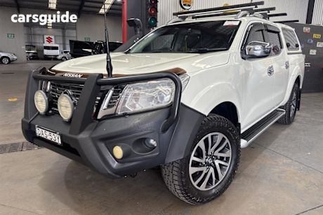 White 2015 Nissan Navara Dual Cab Utility St-X (4X4)