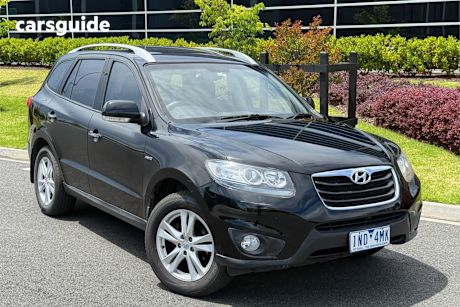 Black 2011 Hyundai Santa FE Wagon Highlander Crdi (4X4)