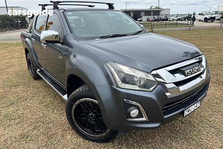 Blue 2017 Isuzu D-MAX Crew Cab Utility Ls-U Hi-Ride (4X4)