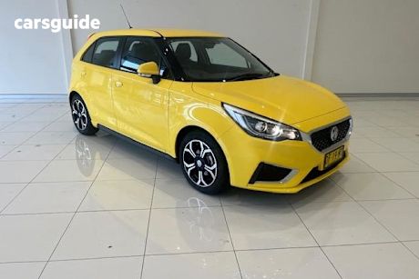 Yellow 2022 MG MG3 Hatchback Excite (With Navigation)