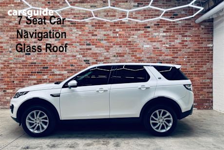 White 2018 Land Rover Discovery Sport Wagon Td4 (110Kw) Se 7 Seat