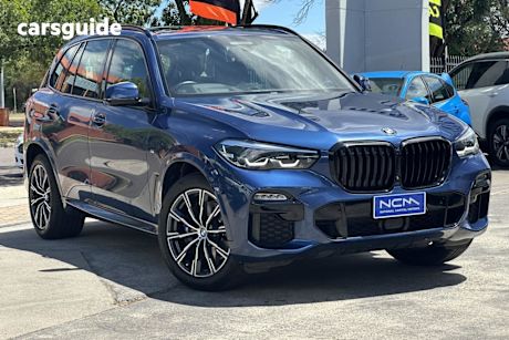 Blue 2021 BMW X5 Wagon Xdrive30D