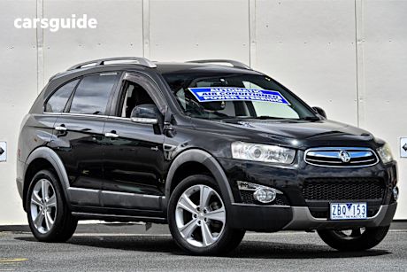 Black 2012 Holden Captiva Wagon 7 Lx (4X4)