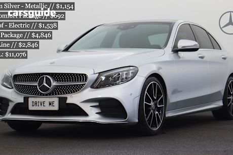 Silver 2020 Mercedes-Benz C200 Sedan