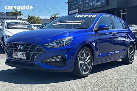 Blue 2023 Hyundai I30 Hatchback Active