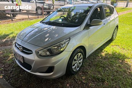 Silver 2016 Hyundai Accent Hatchback Active