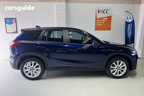 Blue 2012 Mazda CX-5 Wagon Grand Tourer (4X4)