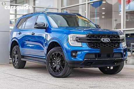 Blue 2024 Ford Everest Wagon Sport (Rwd)