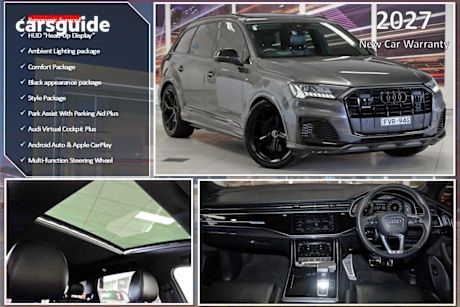 Grey 2022 Audi Q7 Wagon 55 Tfsi S Line Quattro Mhev