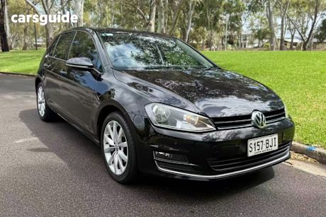 Black 2015 Volkswagen Golf Hatchback 110 Tdi Highline